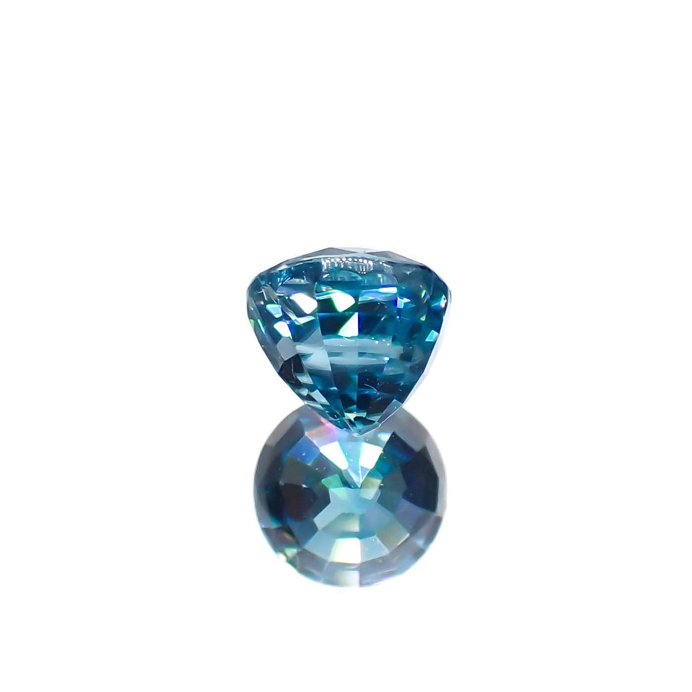 ラタナキリブルージルコン カンボジア産 1.39ct[220917928]5.2x5.2mm前後