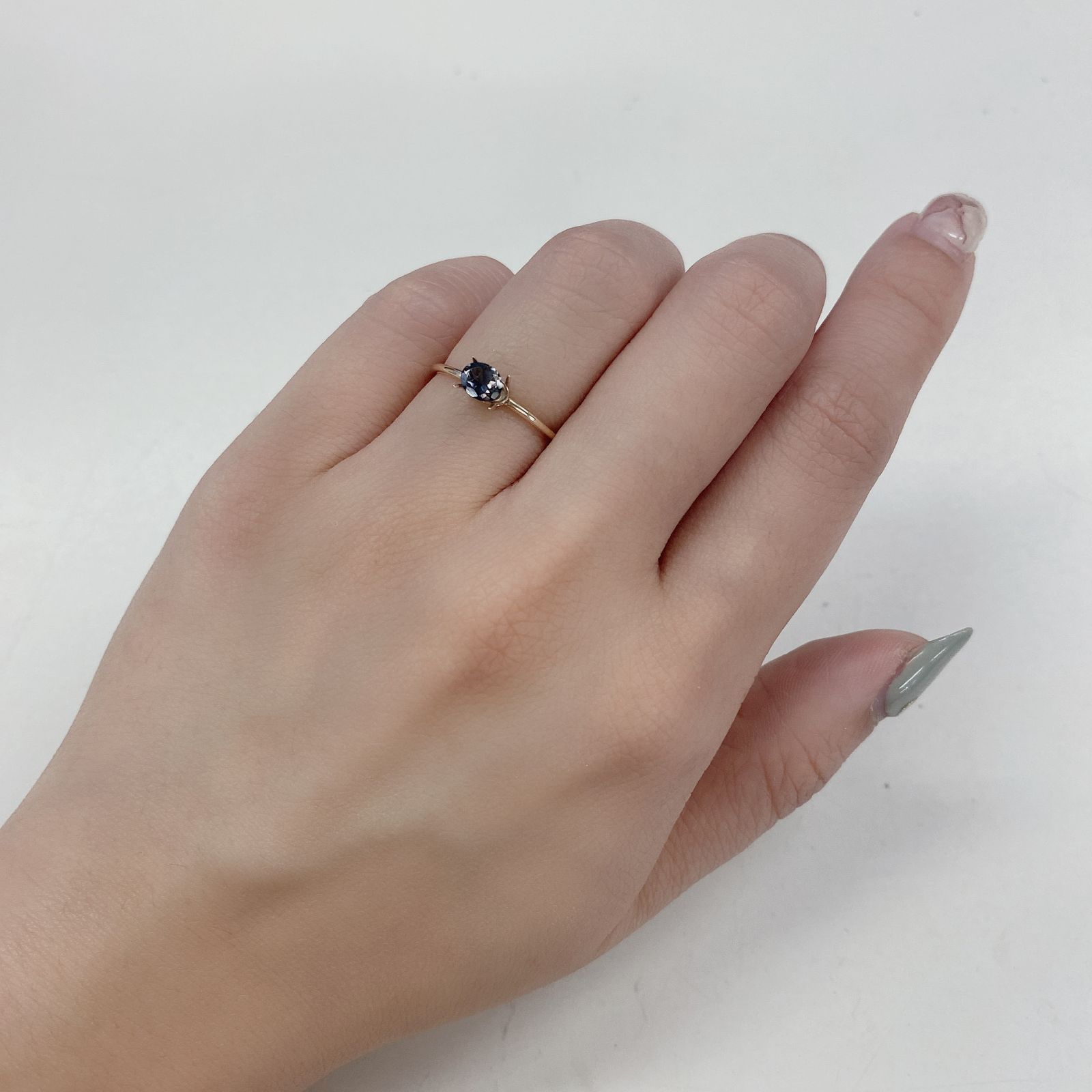 バイカラートルマリン ブラジル・アフリカ産 ルース 0.38ct[210410457]5×4mm前後