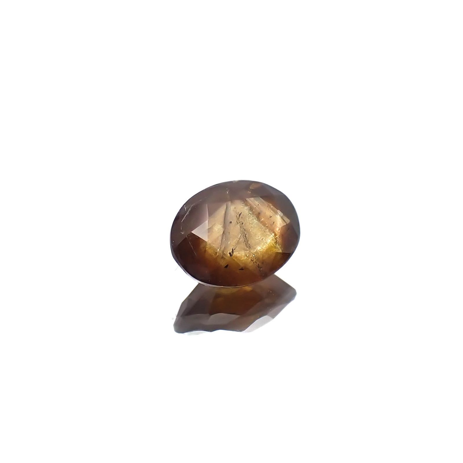 ゴールドシーンサファイア非加熱 ケニア産 1.12ct[230321322]6.7x5.2mm前後