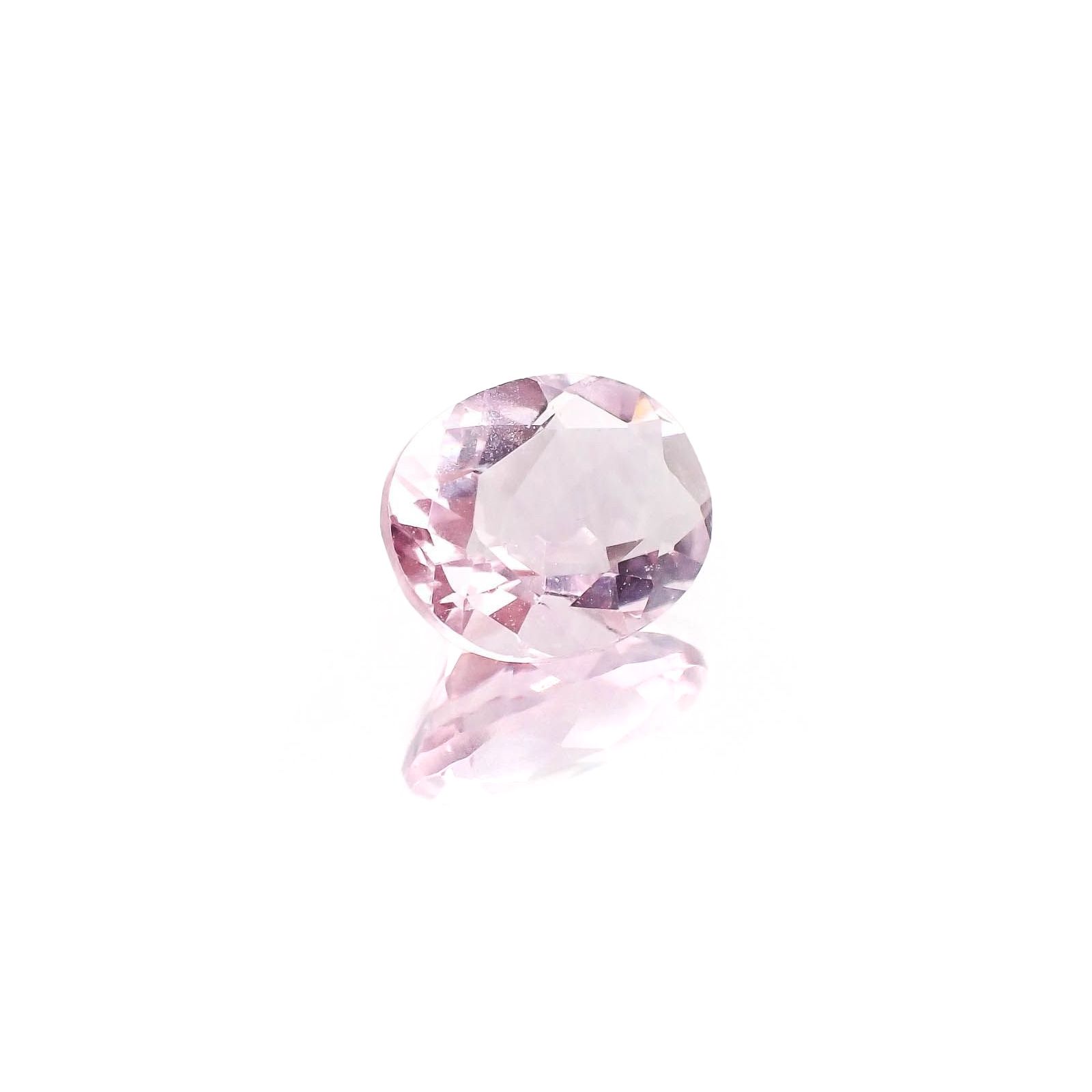 ピンクフローライト(宝石名ピンク・フルオライト)ブラジル産 識別済 4.43ct / 11.2x9mm前後 [230522249]