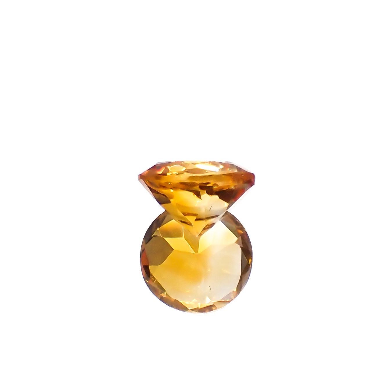 マデイラシトリン ブラジル・ミナスジェライス州産 1.64ct[240427126]7.8x7.7mm前後