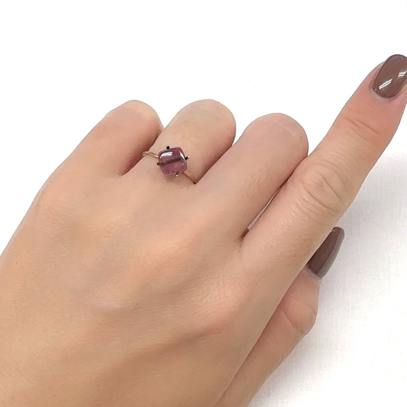 バイカラートルマリン ミャンマー・モゴック産 1.94ct[240929149]7.1x7.1mm前後