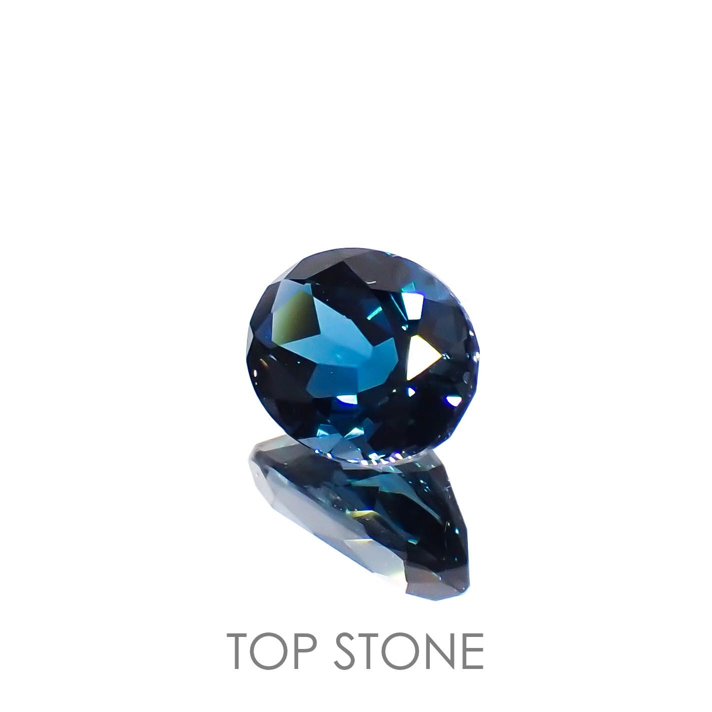 ロンドンブルートパーズ ブラジル産 1.53ct[221219299]8.1x6.1mm前後