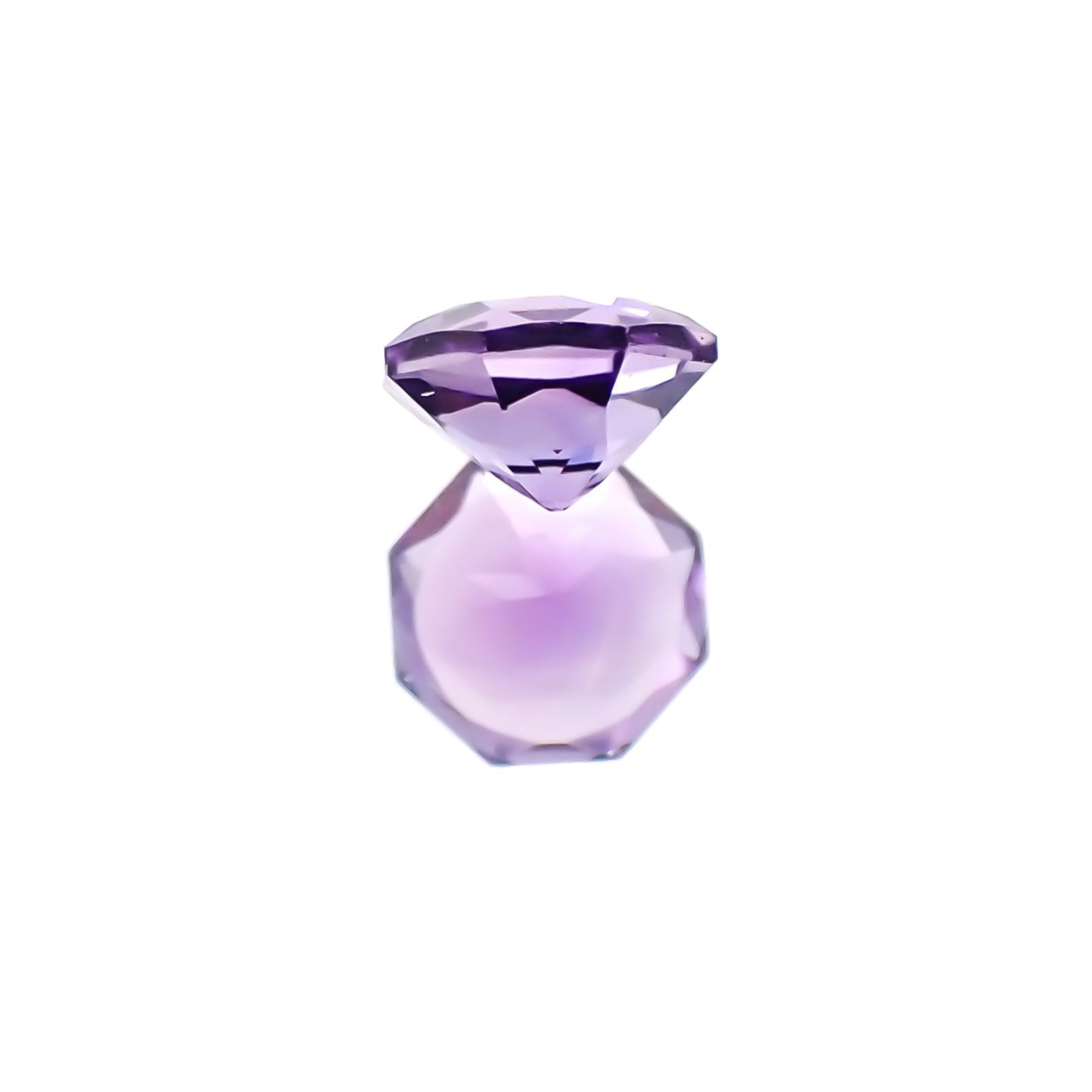 <ランダムセレクト1個販売> ◇オクタゴンカット◇アメジストSA(宝石名アメシスト) ブラジル産 0.25ct前後 識別済[20118284]4×4mm前後