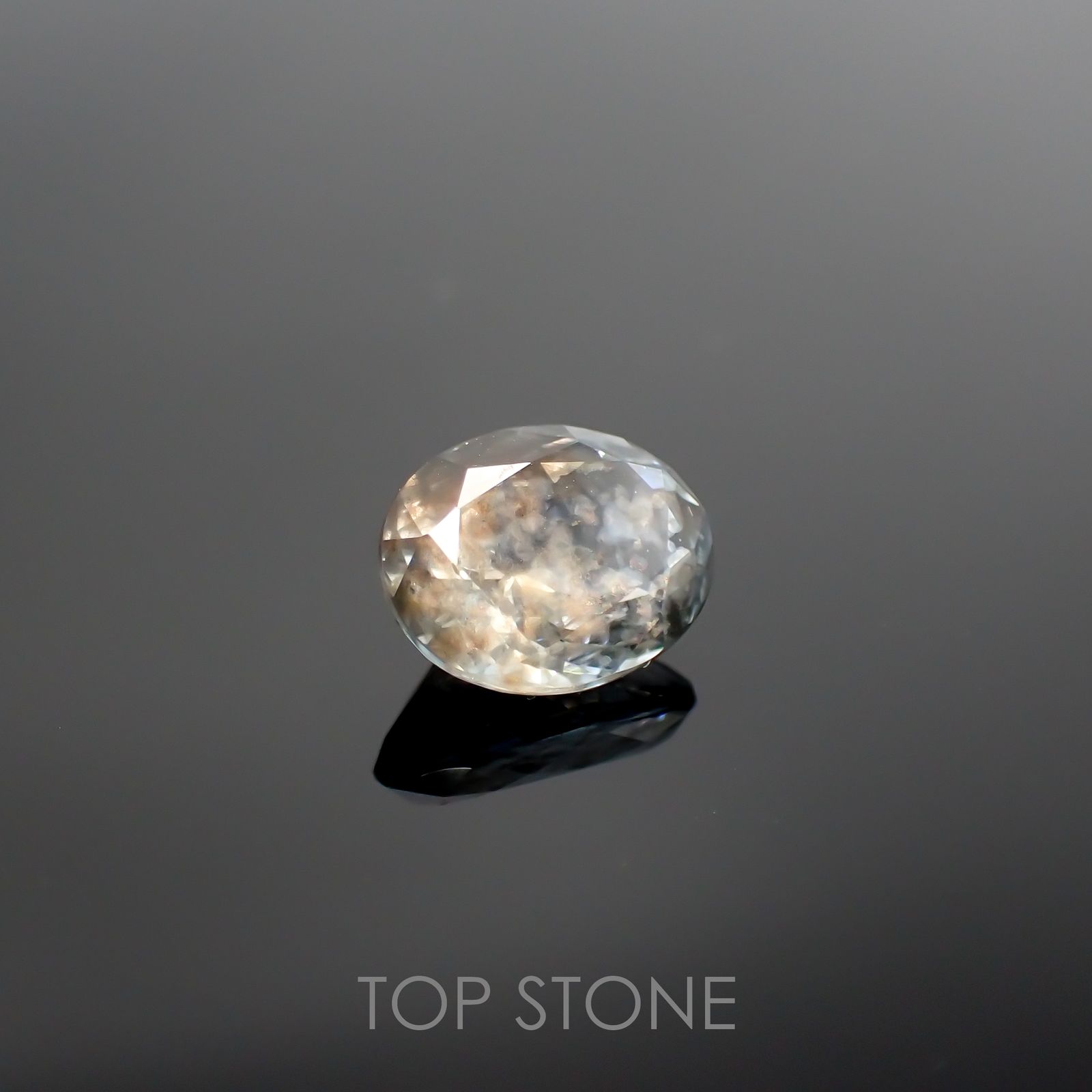 アベンチュリンアクアマリン(宝石名アクアマリン) ナイジェリア産 2.31ct 識別済[210712992]10×7.8mm前後