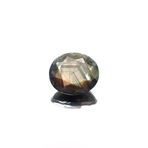 ゴールドシーンサファイア非加熱 ケニア産 6.60ct[230321336]11.8x10.2mm前後