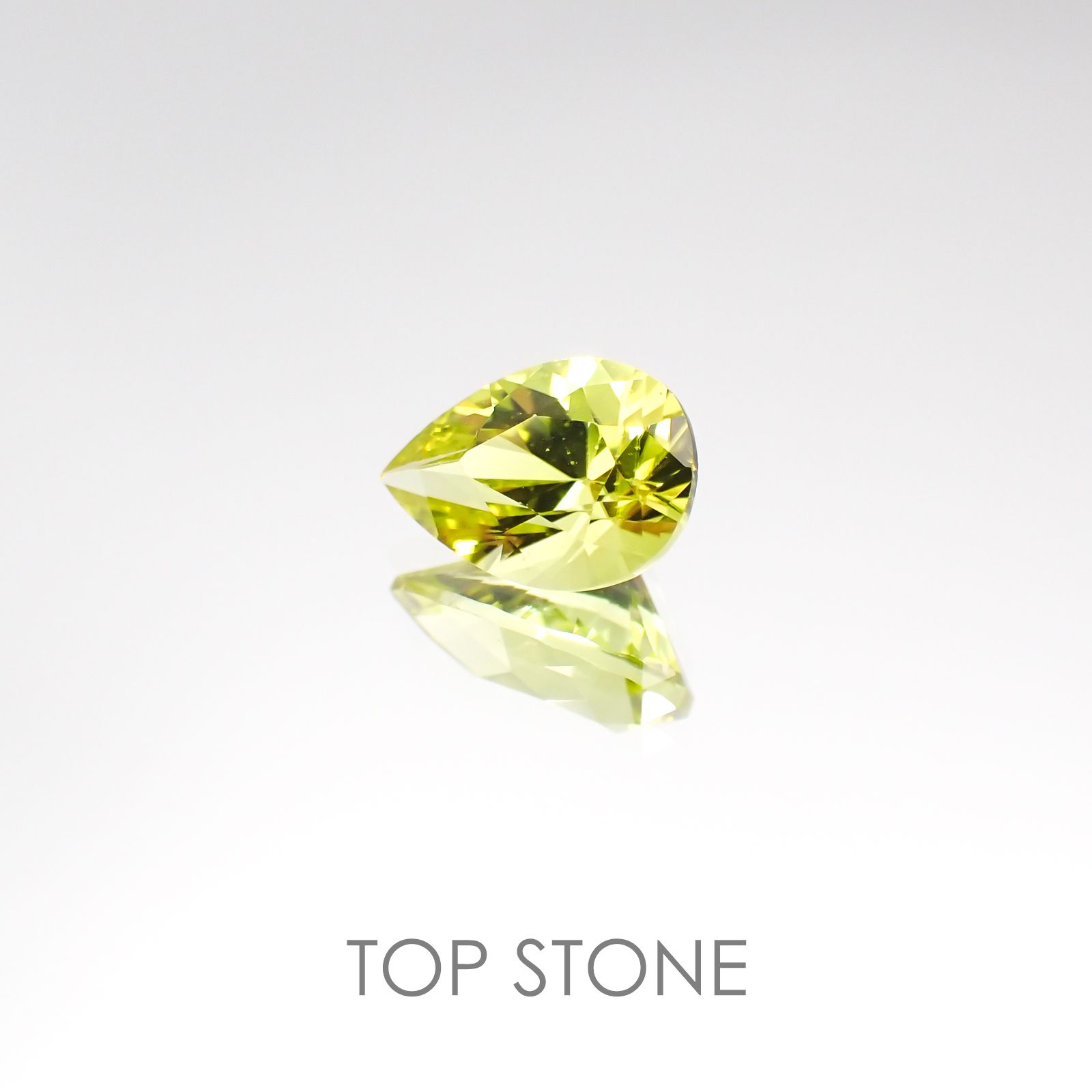 カナリートルマリン モザンビーク産 ルース 1.09ct[20117428]8.1×5.6mm前後
