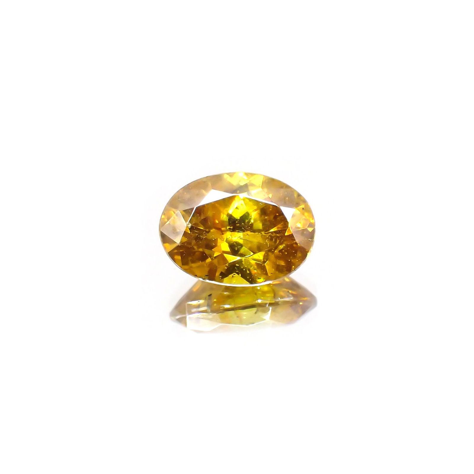 スファレライト(宝石名スファレライト)スペイン・カンタブリア カマレーニョ産 識別済 2.76ct / 9.7x7.2mm前後 [260617154]