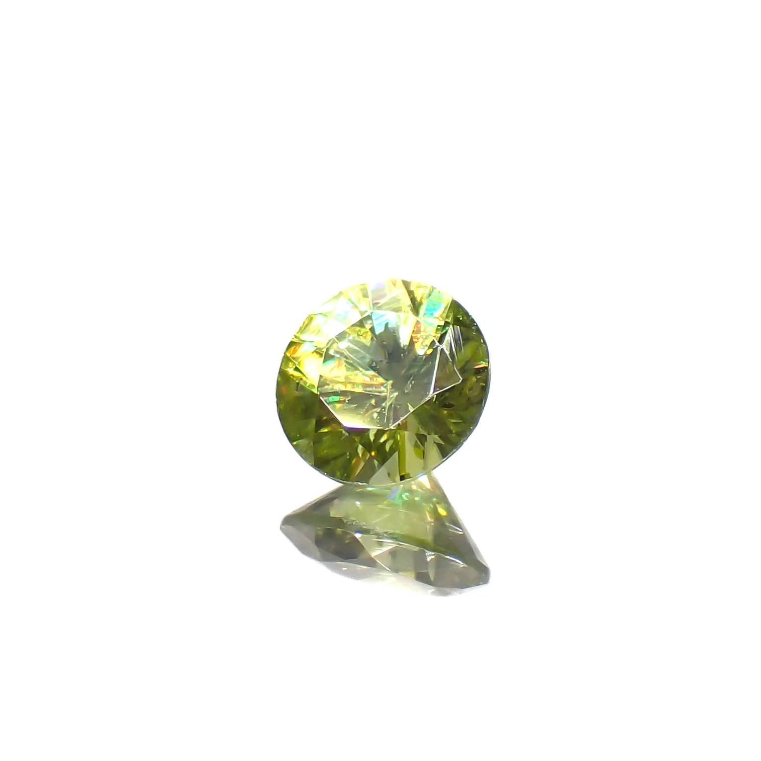 スフェーン(宝石名スフェーン)マダガスカル産 0.51ct 識別済[230522231]5.1x5.1mm前後