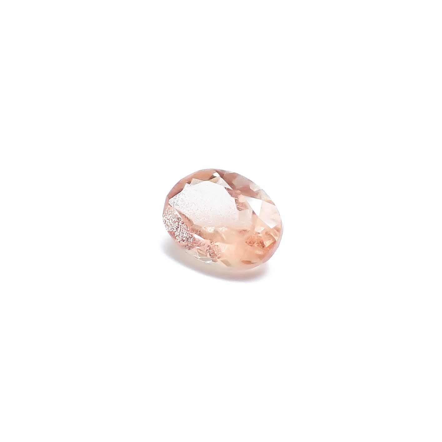 オレゴンサンストーン アメリカ・オレゴン州産 0.63ct / 6.8x4.8mm前後 [260732642]