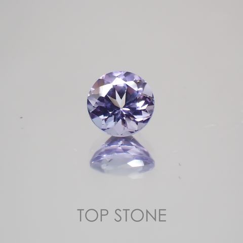 ラベンダーゾイサイト(宝石名ゾイサイト)タンザニア産 0.37ct 識別済[220717117]4.4x4.4mm前後