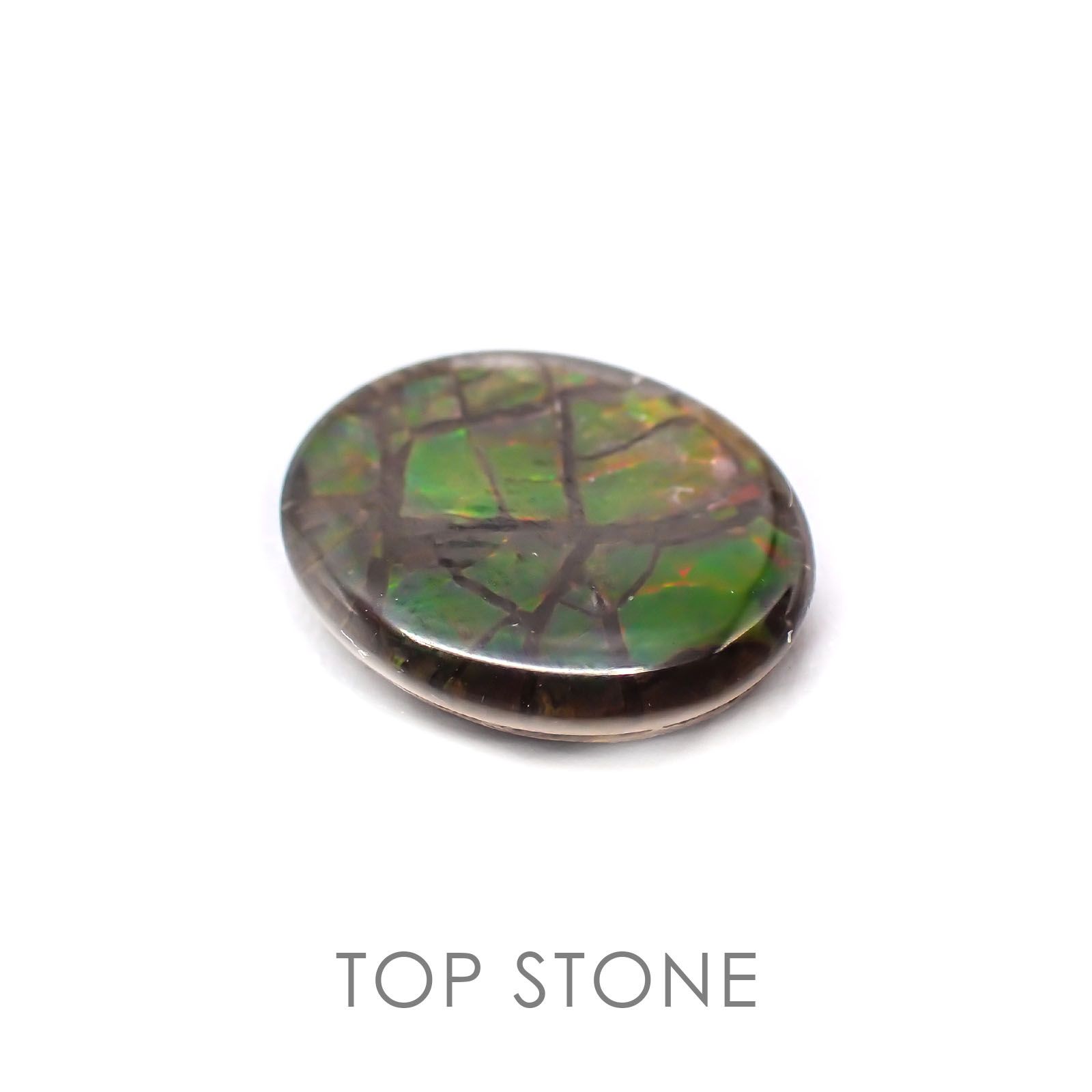 アンモライト カナダ産 ルース 2.65ct[20129020]11.1×8.9mm前後