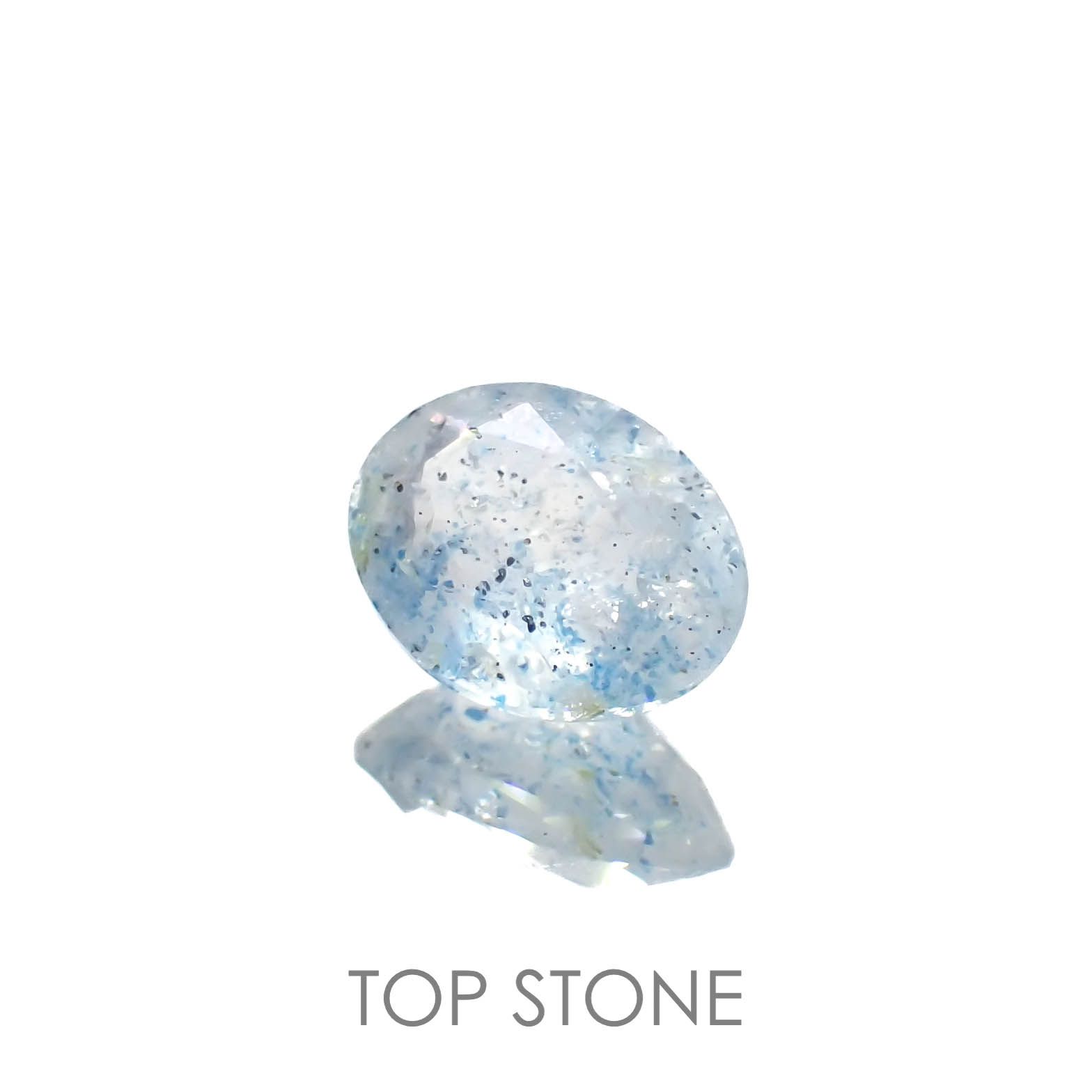 ラズライトインクォーツ アフガニスタン産 0.85ct[221219671]7.4x5.7mm前後