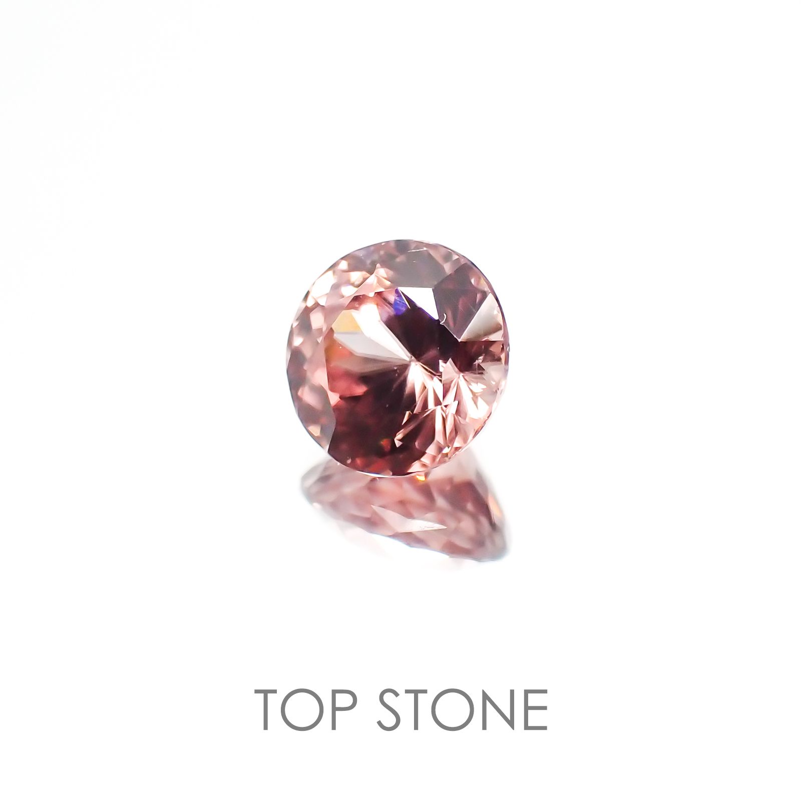 ピンクジルコン スリランカ,カンボジア産 ルース 1.62ct[20208062]6.5×6.5mm前後