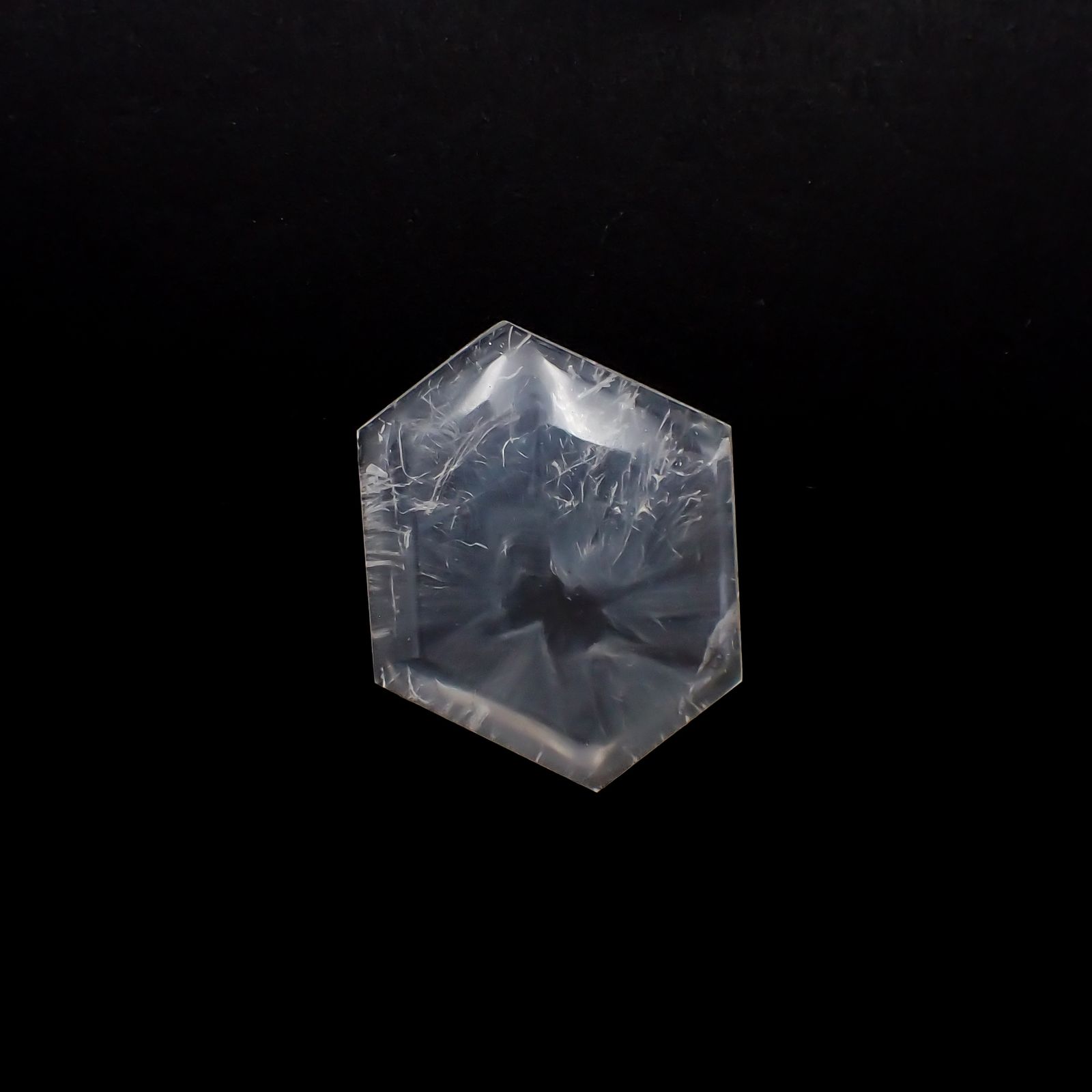トラピッチェクォーツ 偏光板2枚付き コロンビア・ボヤカ産 28.59ct[230823257]26.2x22.5mm前後