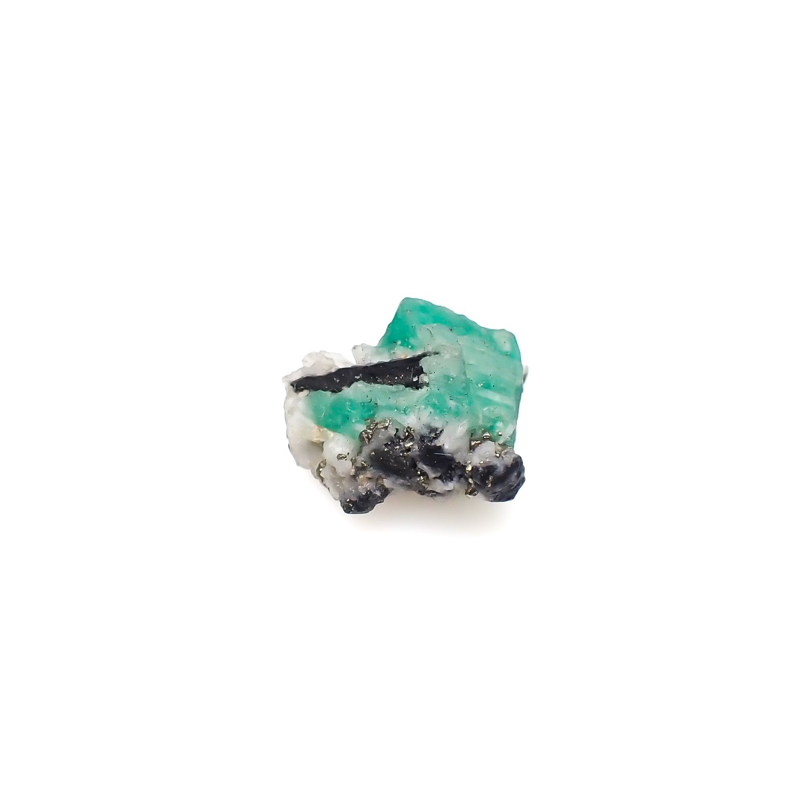 エメラルド 原石 コロンビア産 8.57ct[240427246]16.1x14mm前後