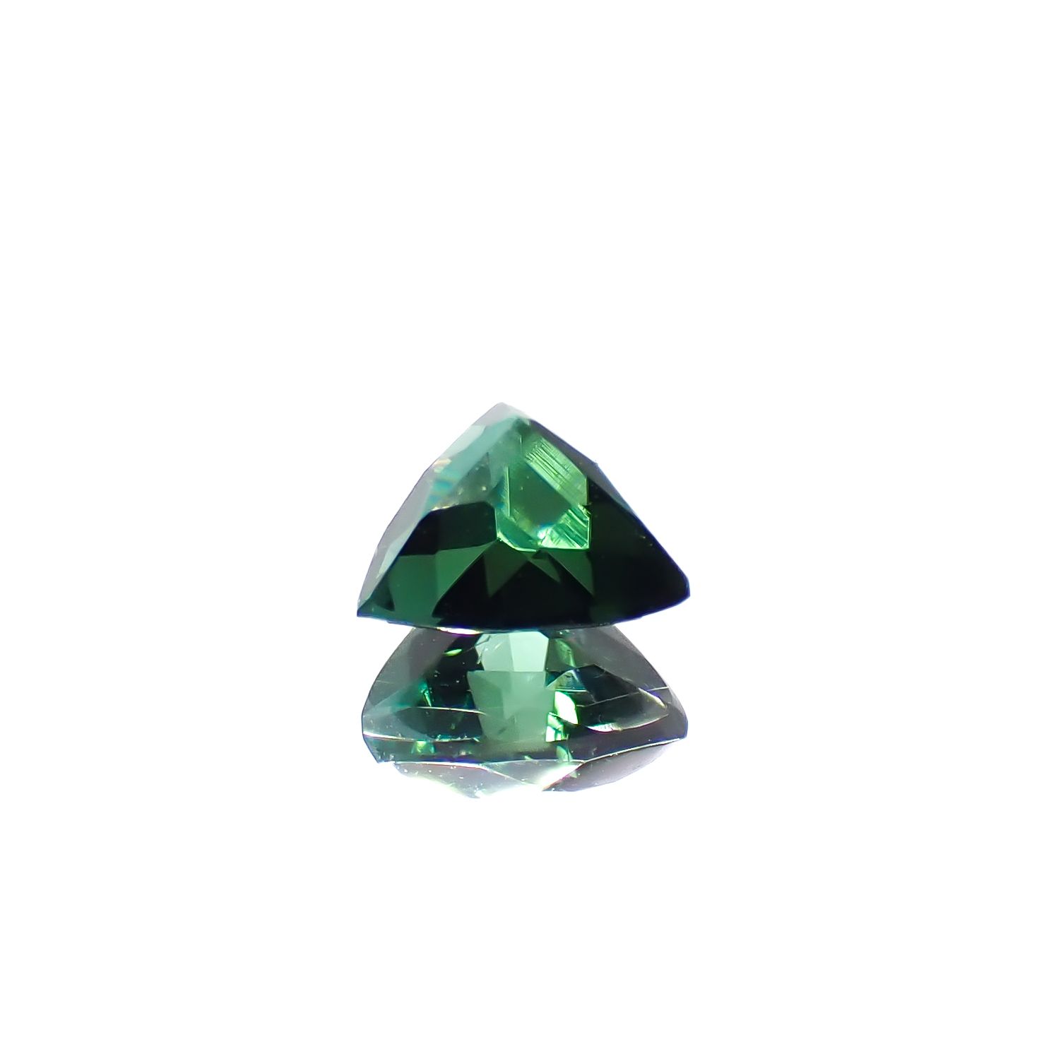 ブルーグリーントルマリン ブラジル産 0.37ct[240628384]4.8x4.7mm前後