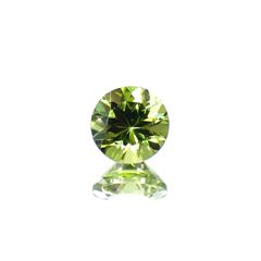ペリドット(宝石名ペリドット) パキスタン産 識別済 1.39ct / 6.9x6.9mm前後 [260713088]