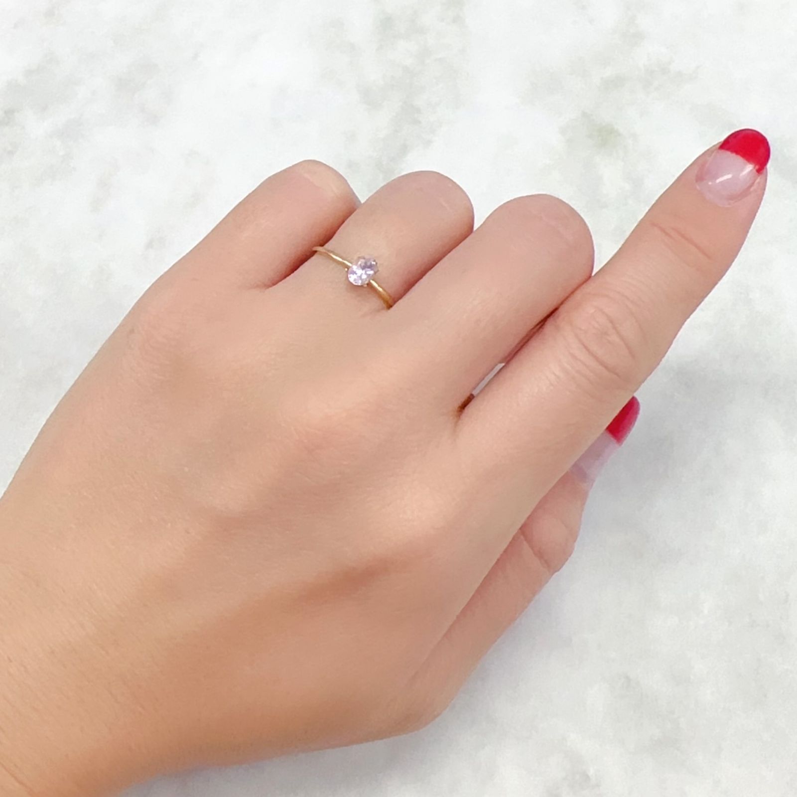 モルガナイト モザンビーク産 0.28ct[230923353]5.1x3.9mm前後