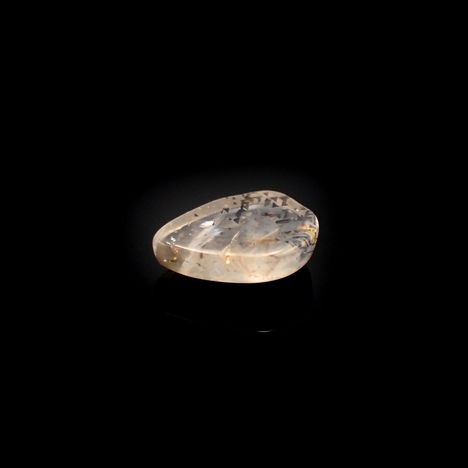 レインボーラティスサンストーン オーストラリア産 1.11ct[230722894]8.9x6.4mm前後