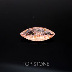イリュージョンサンストーン(宝石名フェルドスパー) タンザニア産 2.34ct 識別済[210310197]16.9×6.9mm前後