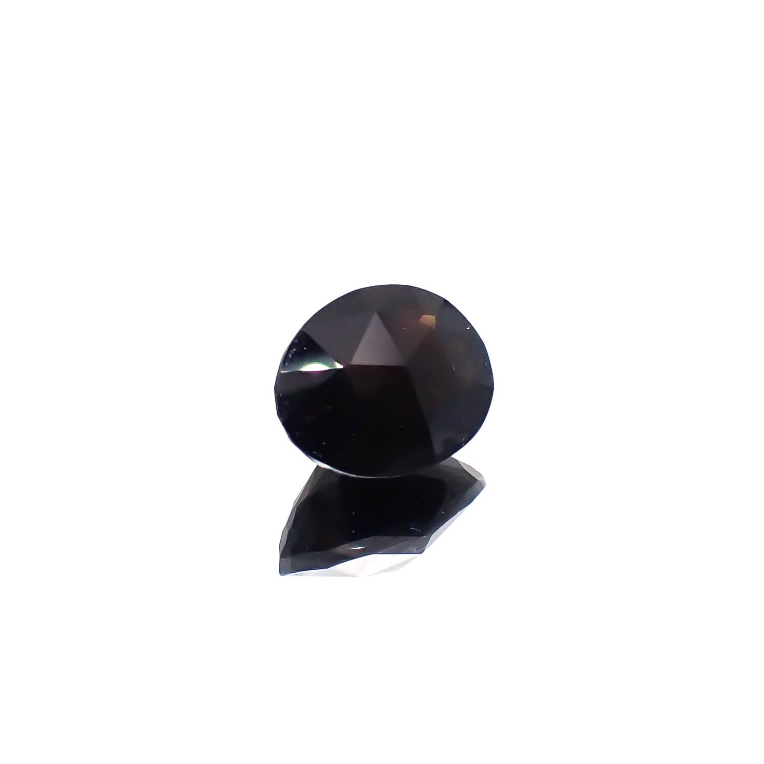 ◇カスタムローズカット◇モリオン チベット産 3.53ct[240427376]11.4x8.6mm前後