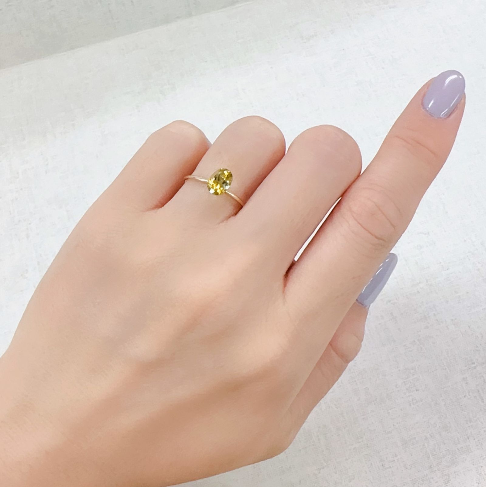 カナリートルマリン ザンビア・カナリー鉱山産 0.88ct[230823142]7x5.1mm前後
