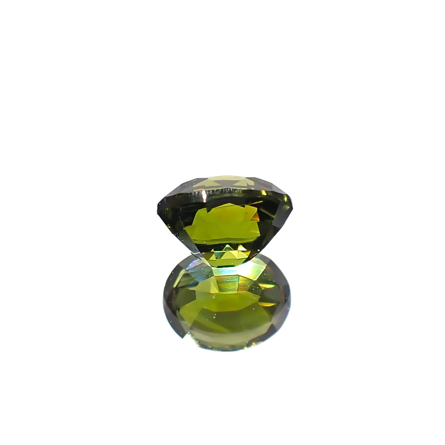 グリーンジルコン スリランカ/カンボジア産 0.93ct[240929089]6x4.9mm前後