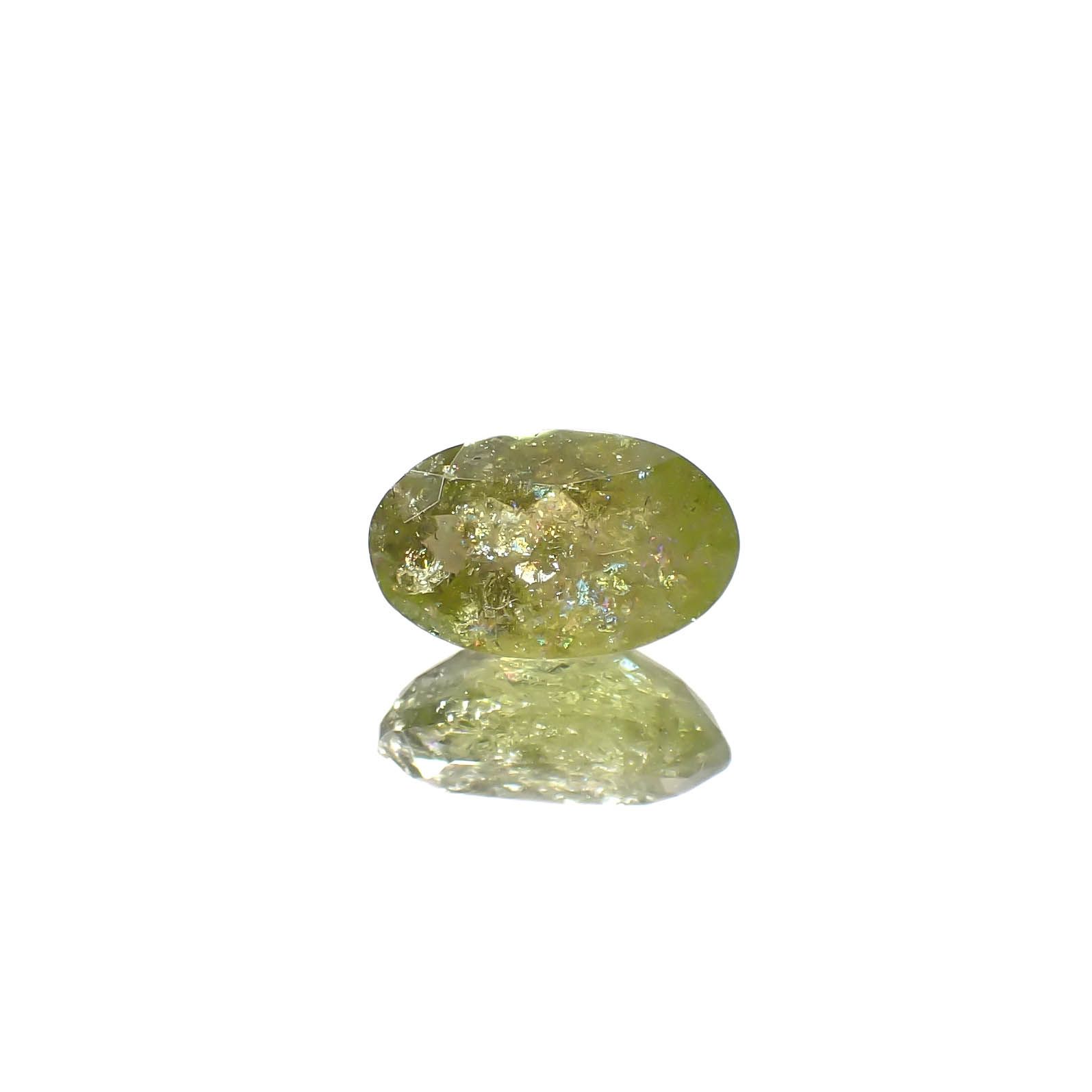 イリデッセンスクロムトルマリン ケニア産 1.66ct[240928935]9.3x5.8mm前後