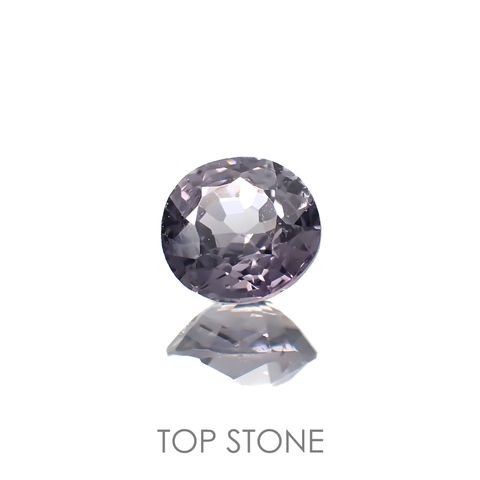 グレースピネル(宝石名スピネル)ビルマ/マダガスカル産 0.86ct 識別済[220817556]5.8x5.5mm前後
