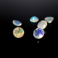 <ランダムセレクト1個販売>エチオピアオパール エチオピア産 約0.40ct [250129745-PAC]6.1x6.1mm前後