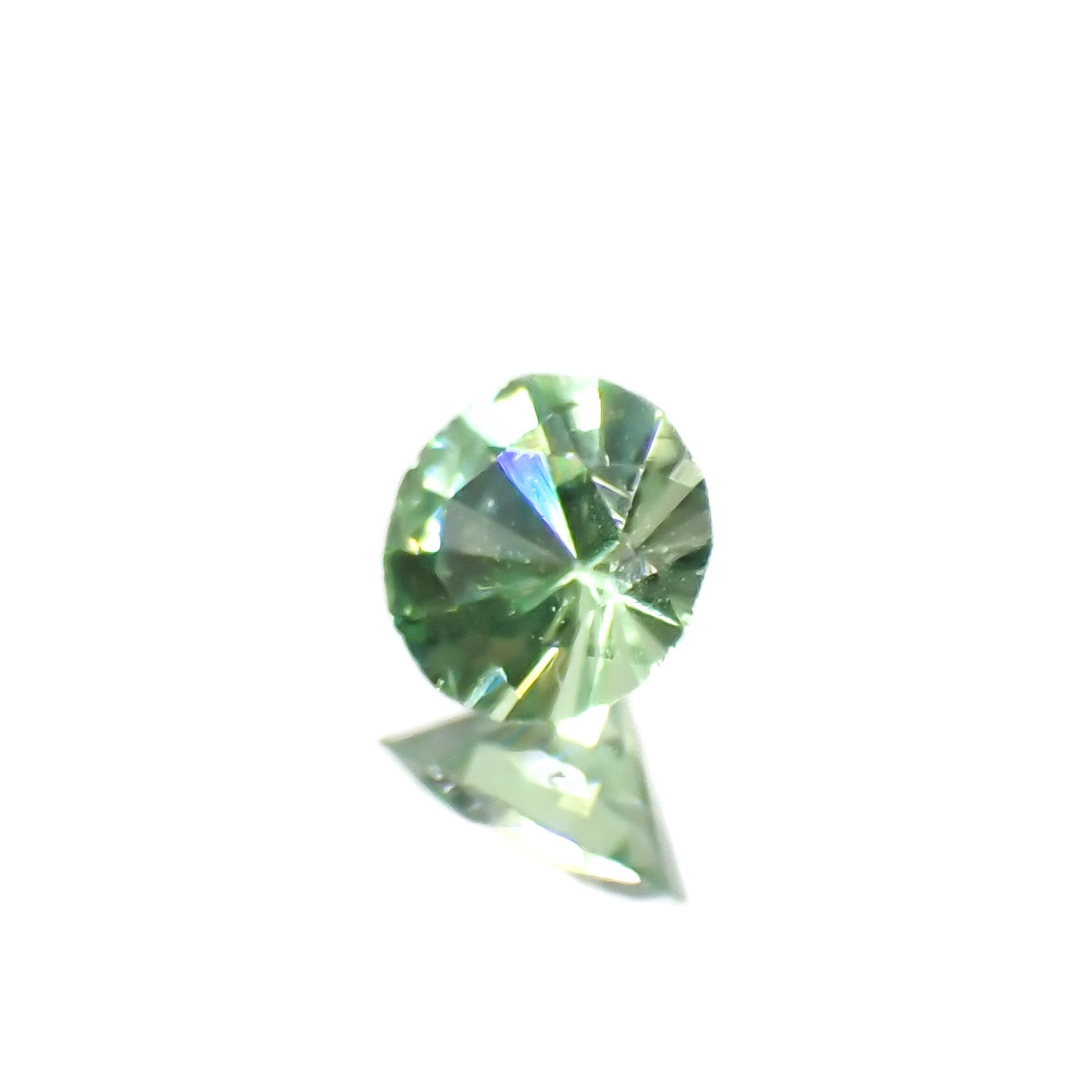 ミントガーネット(宝石名ガーネット)タンザニア産 0.20ct 識別済[230823066]3.9x3.9mm前後