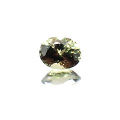 イエローグリーンサファイア 非加熱(宝石名サファイア)タンザニア産 0.49ct 識別済[231124230]5.1x4mm前後