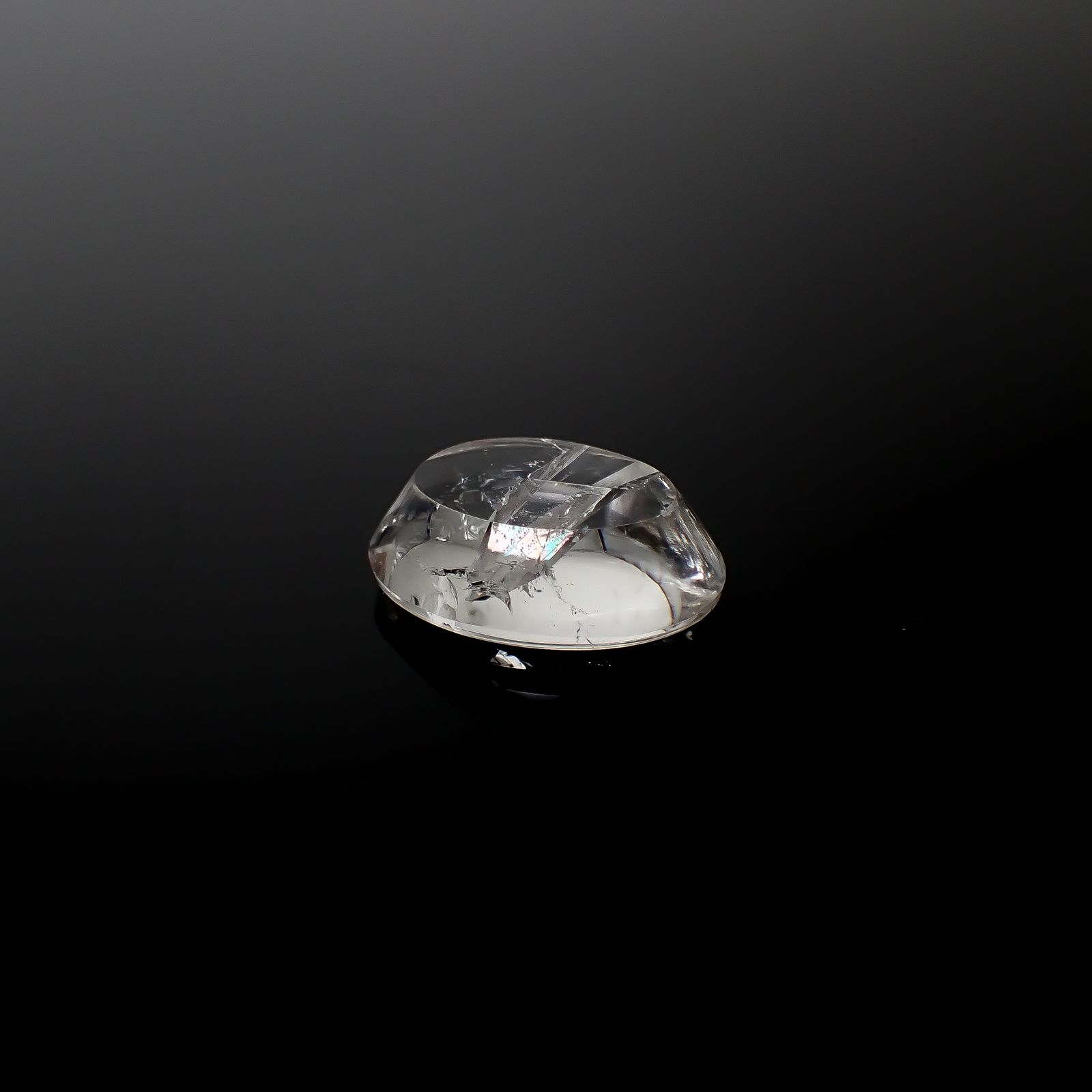 マニフェストインクォーツ ブラジル産 11.17ct[240527422]18.1x12.7mm前後