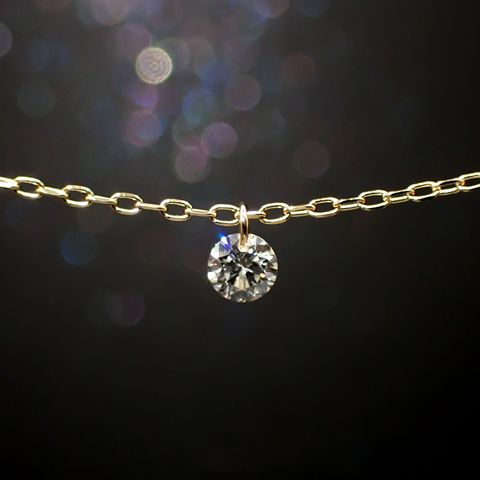 ◇La terre(ラ・テール)◇K18ダイヤモンドチャーム TTLC | SI (宝石名ダイアモンド) 識別済 0.096ct / 2.6x2.6mm前後 [220515750]