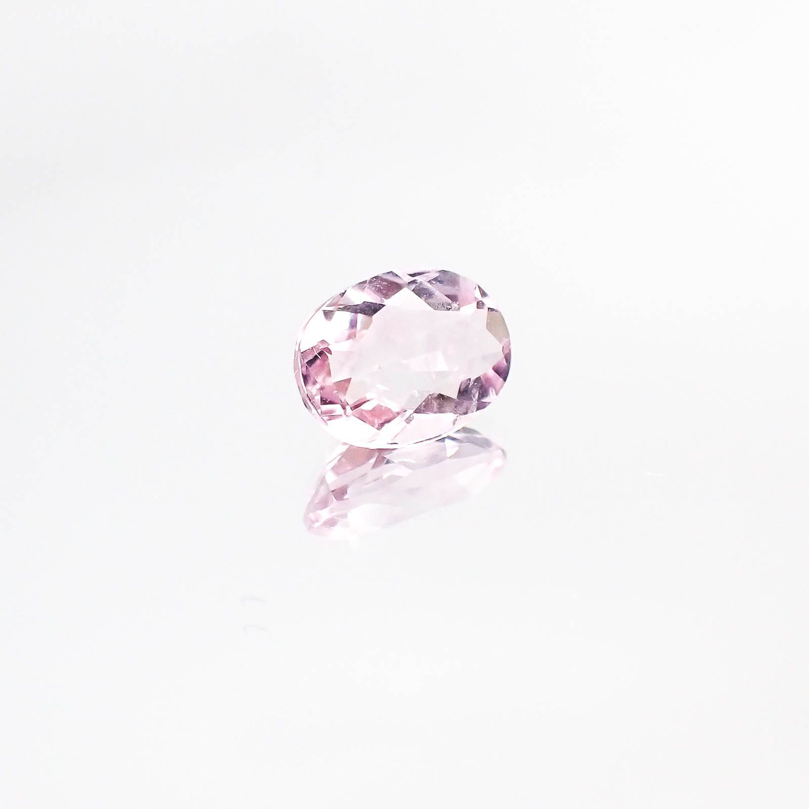ピンクフローライト(宝石名ピンク・フルオライト)ブラジル産 1.30ct 識別済[230522252]7.9x6mm前後