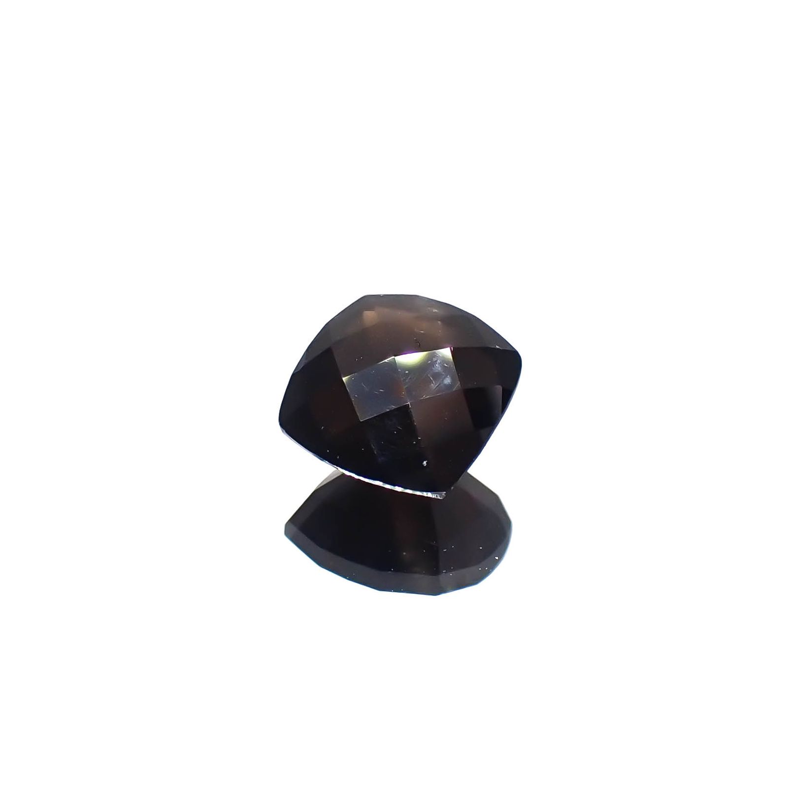 ◇チェッカーカット◇モリオン チベット産 2.70ct[240427377]8.5x8.5mm前後