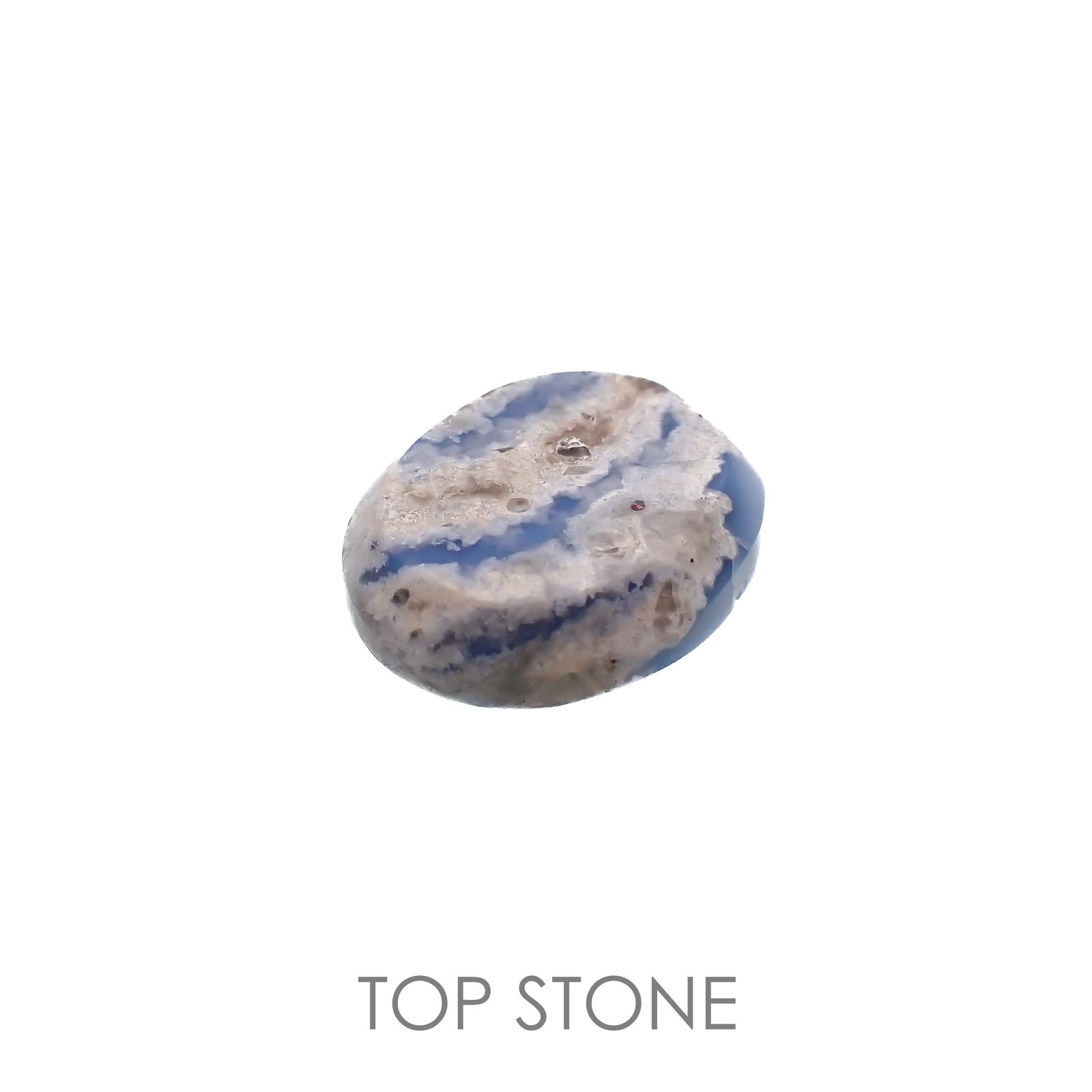 マトリックスブルーオパール アメリカ・オレゴン州産 3.09ct[220917796]12.5x10.3mm前後