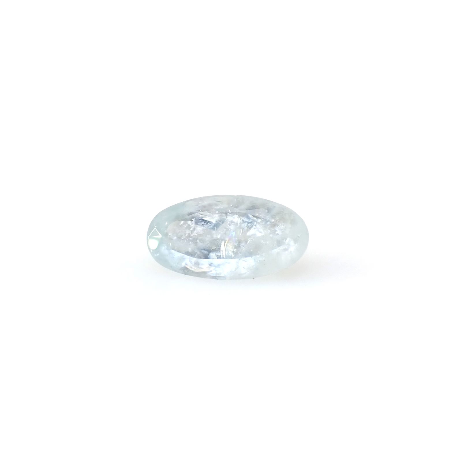 イリデッセンスアクアマリン ブラジル産 1.98ct [250730713]11.2x5.8mm前後