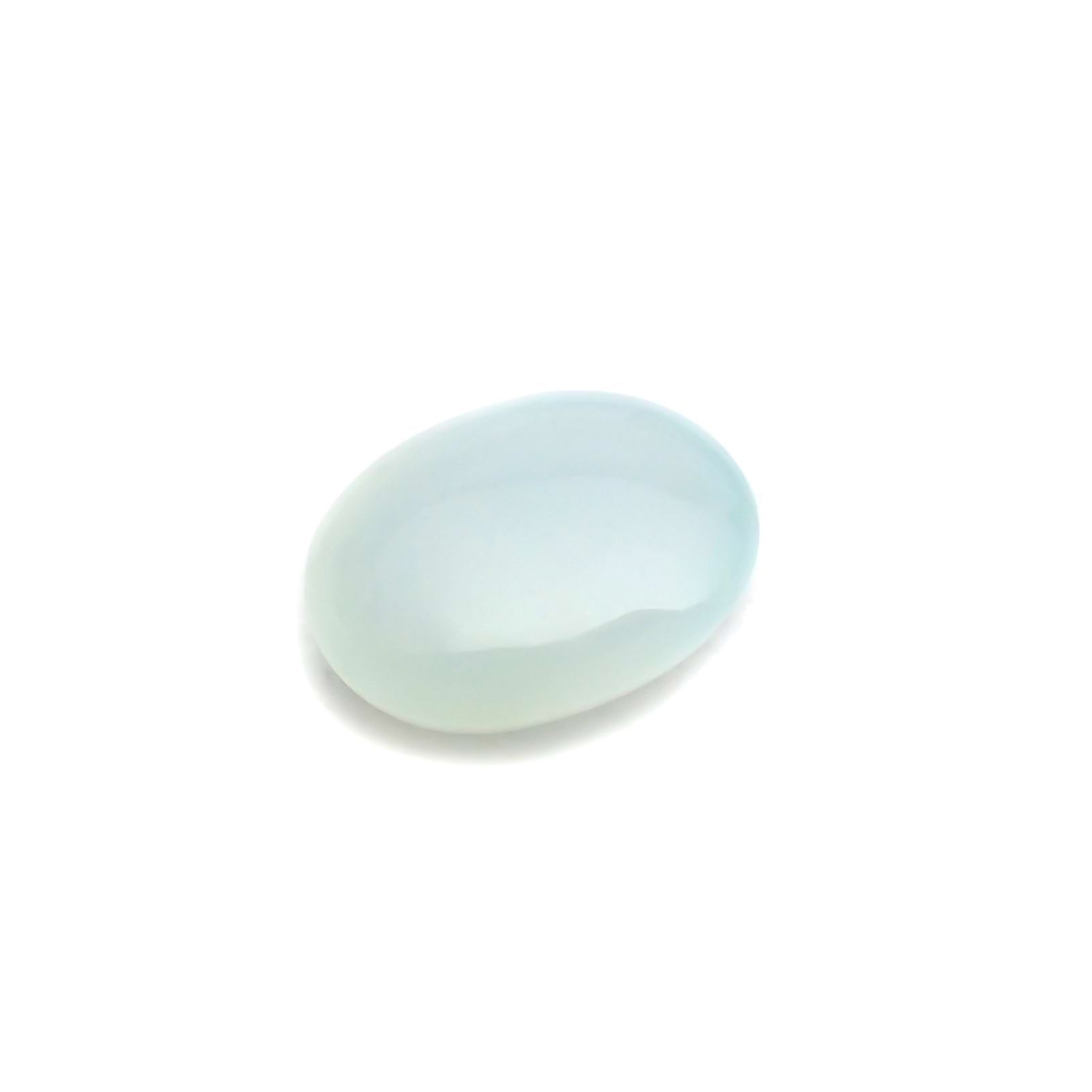 ブルーオパール(宝石名コモン オパール)ペルー産 1.28ct 識別済[230823079]9x7.1mm前後