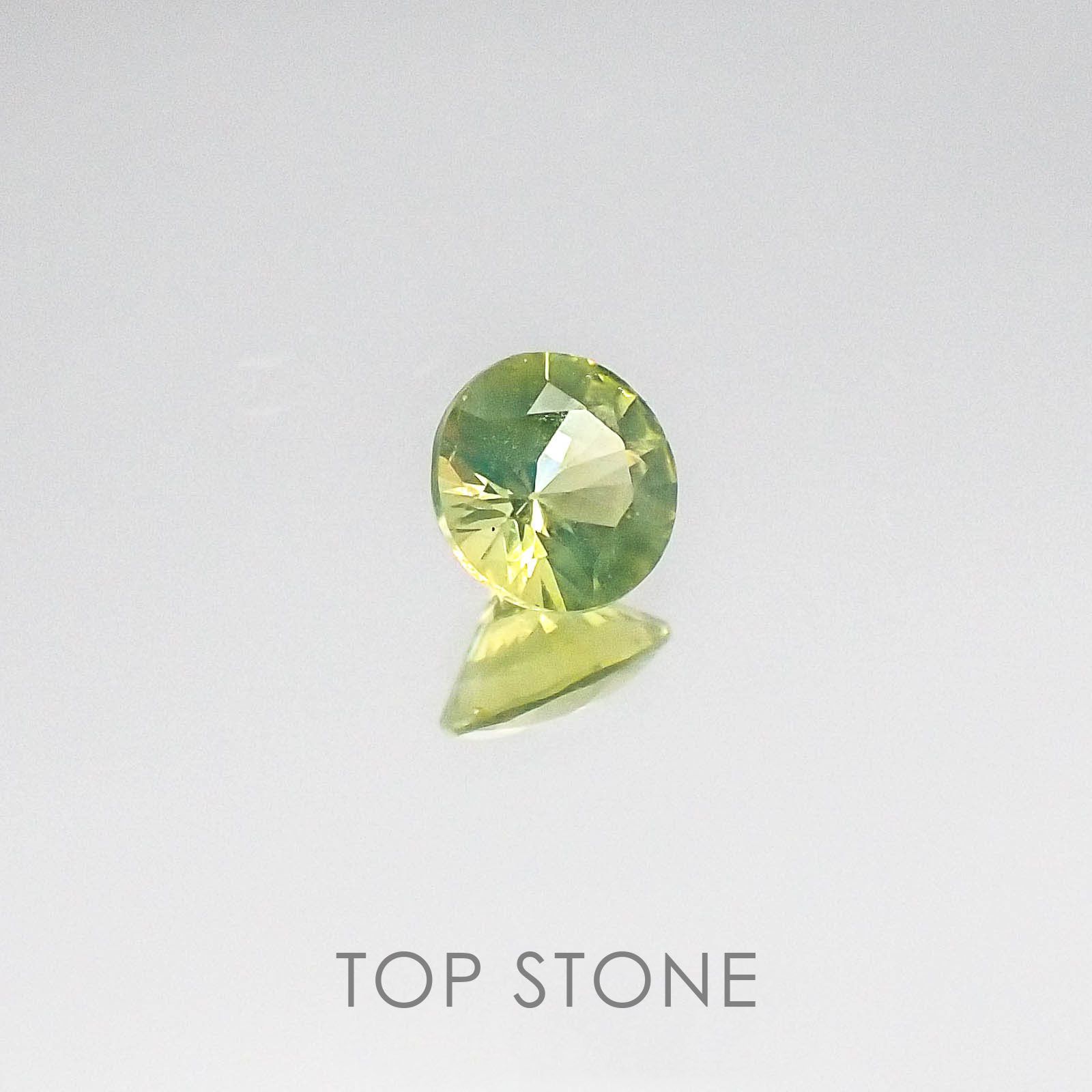 クリソベリルキャッツアイ スリランカ産 ルース 0.27ct[20084688]4.1×4mm前後