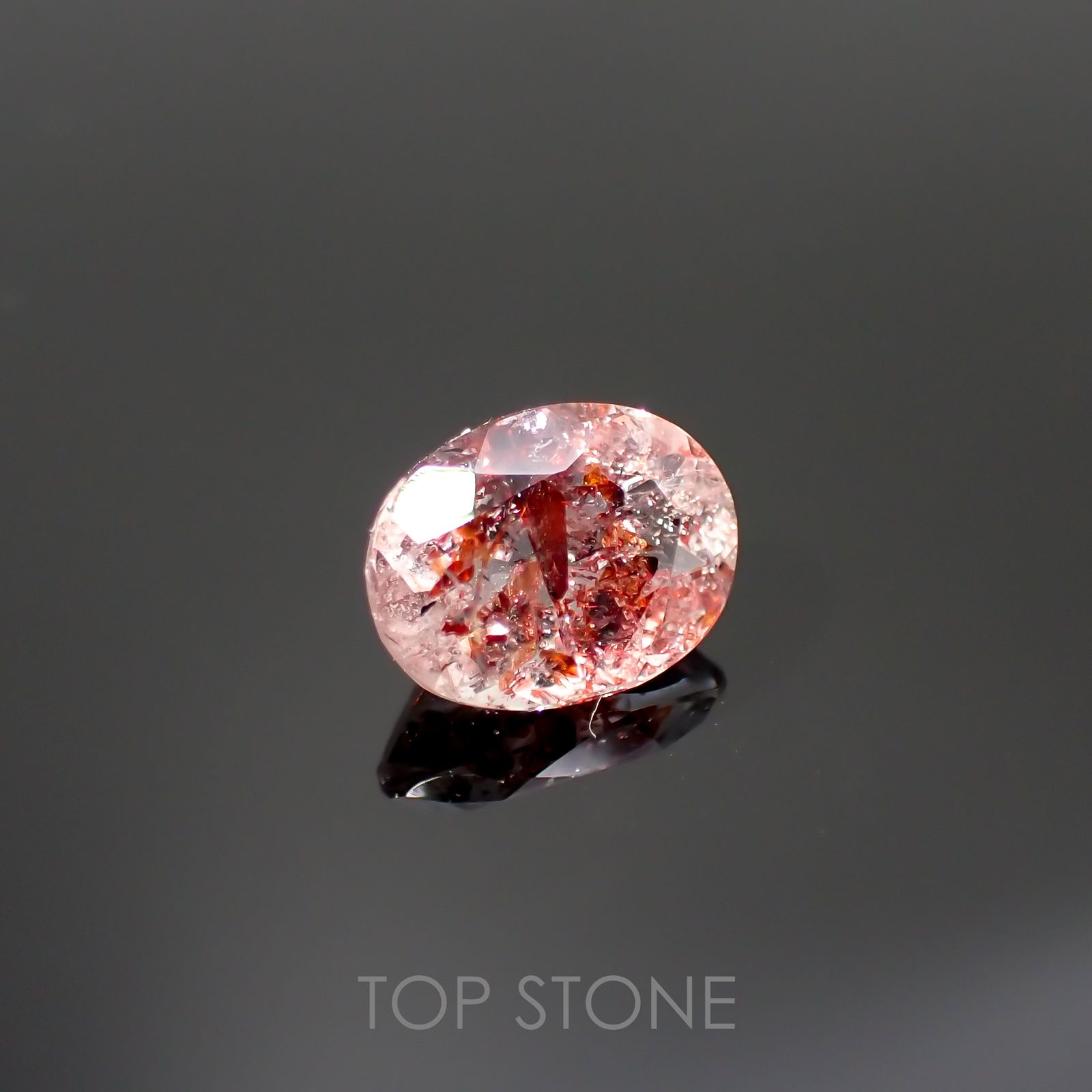 ファイヤークォーツ ナイジェリア産 1.54ct[220114742]8.7x6.5mm前後