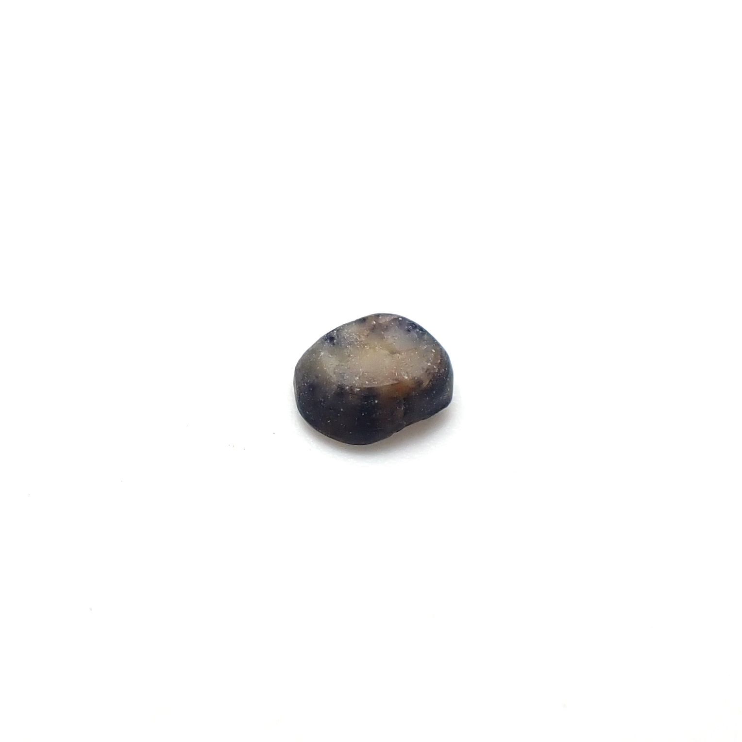 トラピッチェサファイア 原石スライス磨き ビルマ産 0.67ct [250830978]5.6x4.5mm前後