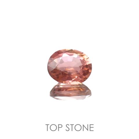 ローズピンクトルマリン(宝石名ピンク・トルマリン)ブラジル/アフリカ産 0.91ct 識別済[221018337]6.7x5.6mm前後