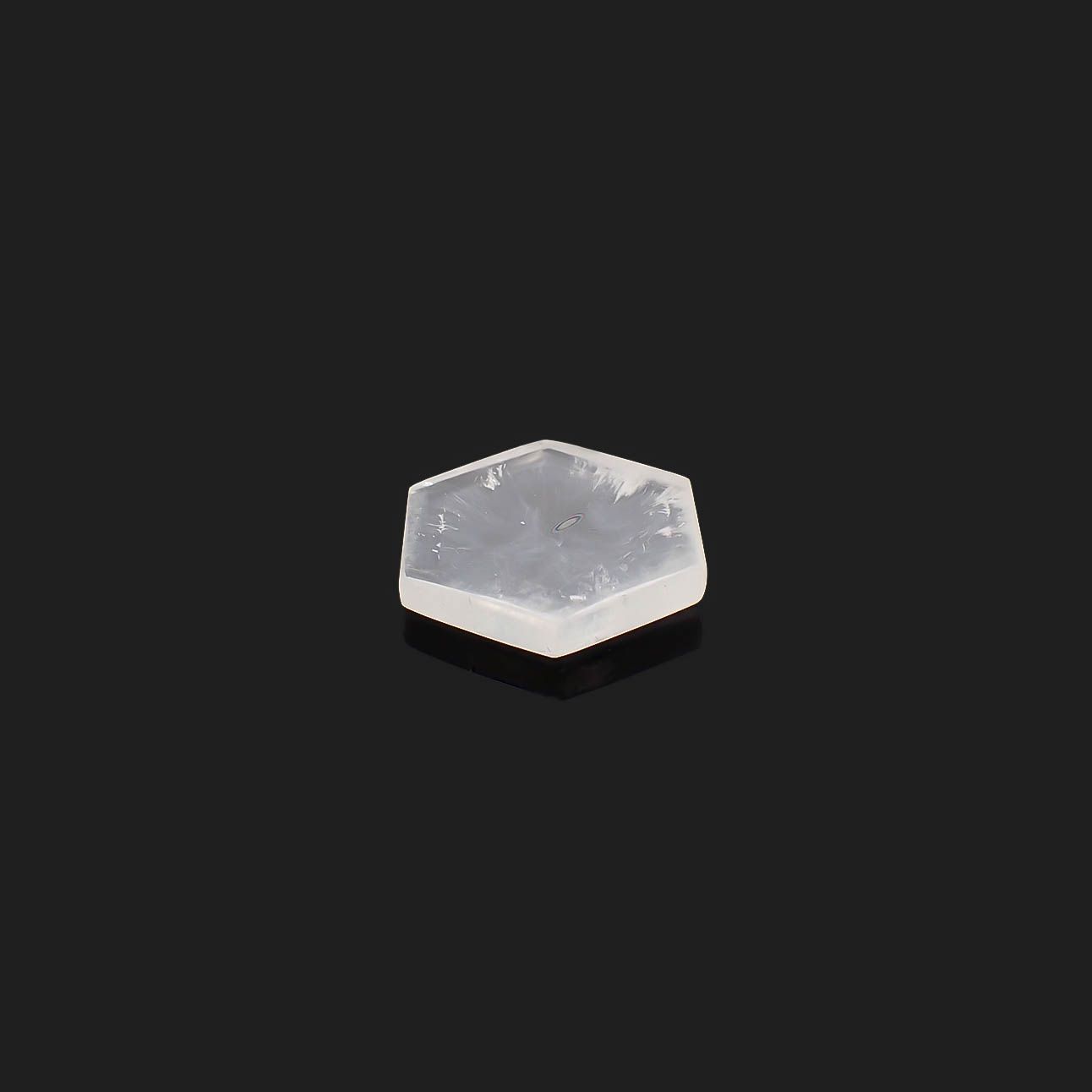 トラピッチェクォーツ 偏光板2枚付き コロンビア・ボヤカ産 18.79ct[230521960]21.3x20.8mm前後