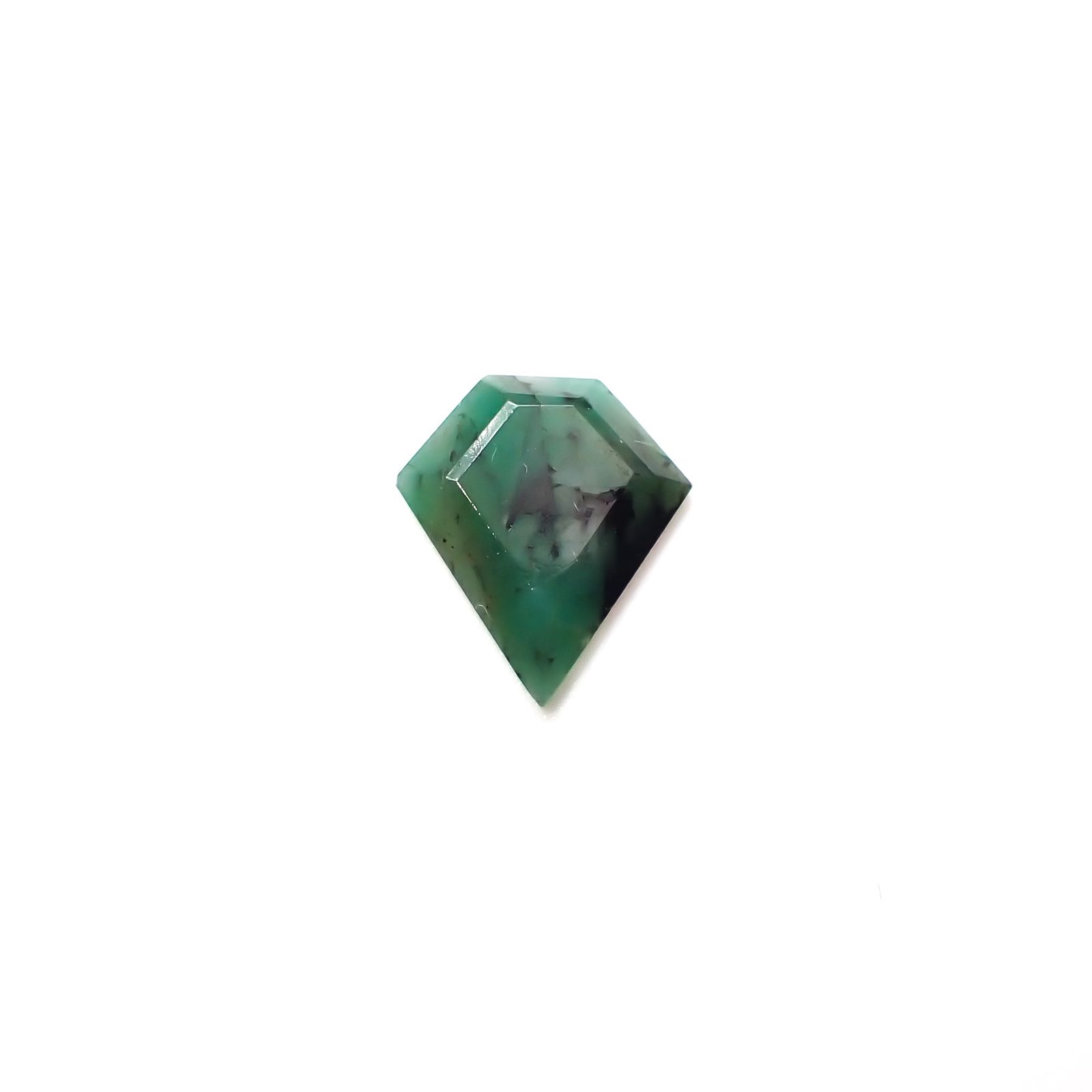 ◇カスタムカット◇エメラルド ブラジル産 1.49ct[240326484]11.3x9.7mm前後
