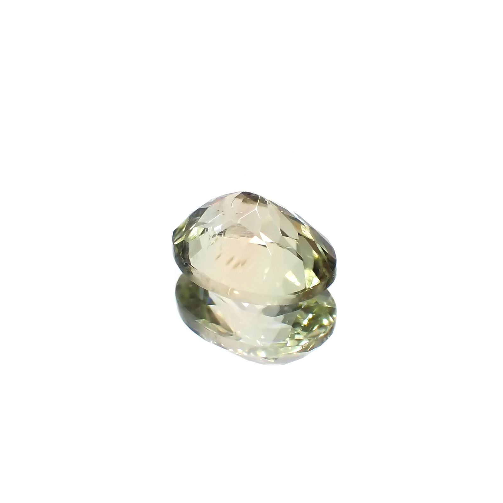 バイカラートルマリン(宝石名トルマリン)コンゴ民主共和国産 1.38ct 識別済[220717023]8.1x6.2mm前後