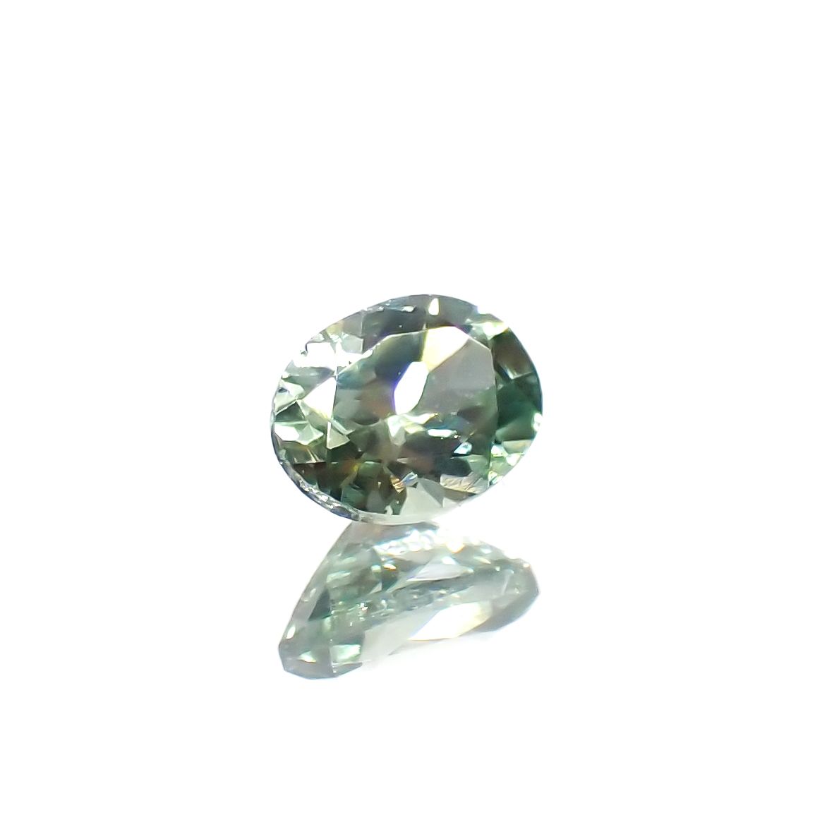 モンタナサファイア(宝石名サファイア)アメリカ・モンタナ州産 0.20ct 識別済[230321276]3.8x2.9mm前後