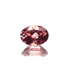 ピンクジルコン(宝石名ジルコン) スリランカ/カンボジア産/ 1.25ct 識別済[21059793]7×5.1mm前後