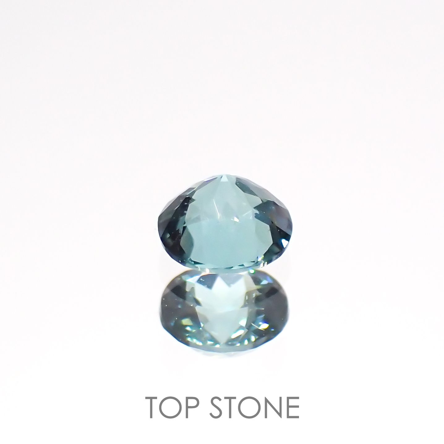 ラグーントルマリン(宝石名トルマリン)アフガニスタン産 0.24ct 識別済[220515843]3.9x3.8mm前後